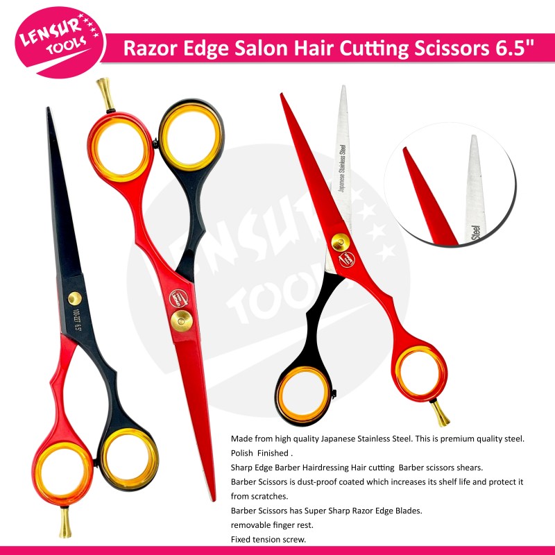 Professional Hairdressing Scissors Razor Edge Salon Hair Cutting